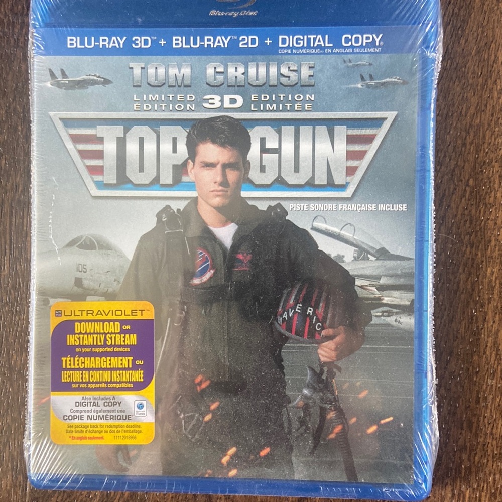 3/$20 NWT Top Gun Blu-Ray